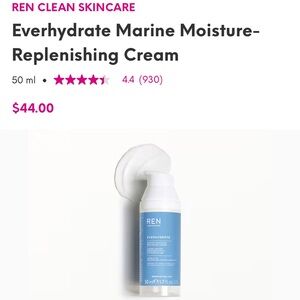 REN Clean Skincare Everhydrate Marine Moisture Replenishing Cream